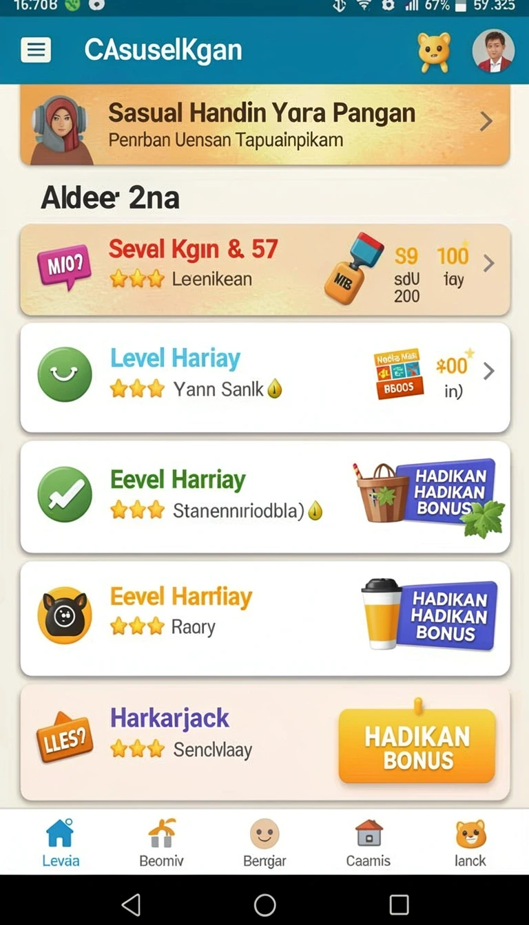 Beragam pilihan permainan menarik dalam aplikasi Aplikasi gim999 Terbaik untuk Android dan iOS.